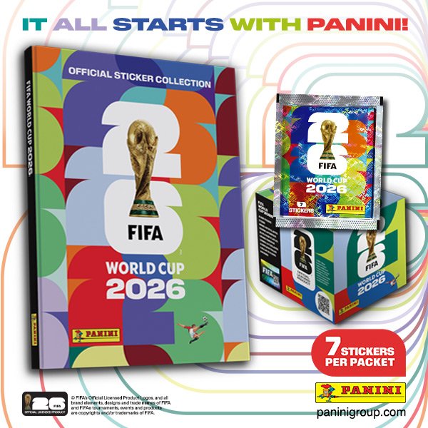 PANINI - FIFA WORLD CUP 2026™ СЕТ<br>СЛИКИЧКИ + АЛБУМ ТВРДА КОРИЦА